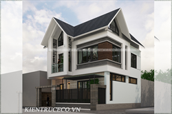 Biệt thự hiện đại 2 tầng-chị Hồng